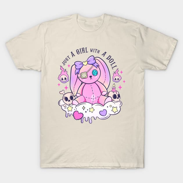 Hot goth doll T-Shirt by Positively Petal Perfect 